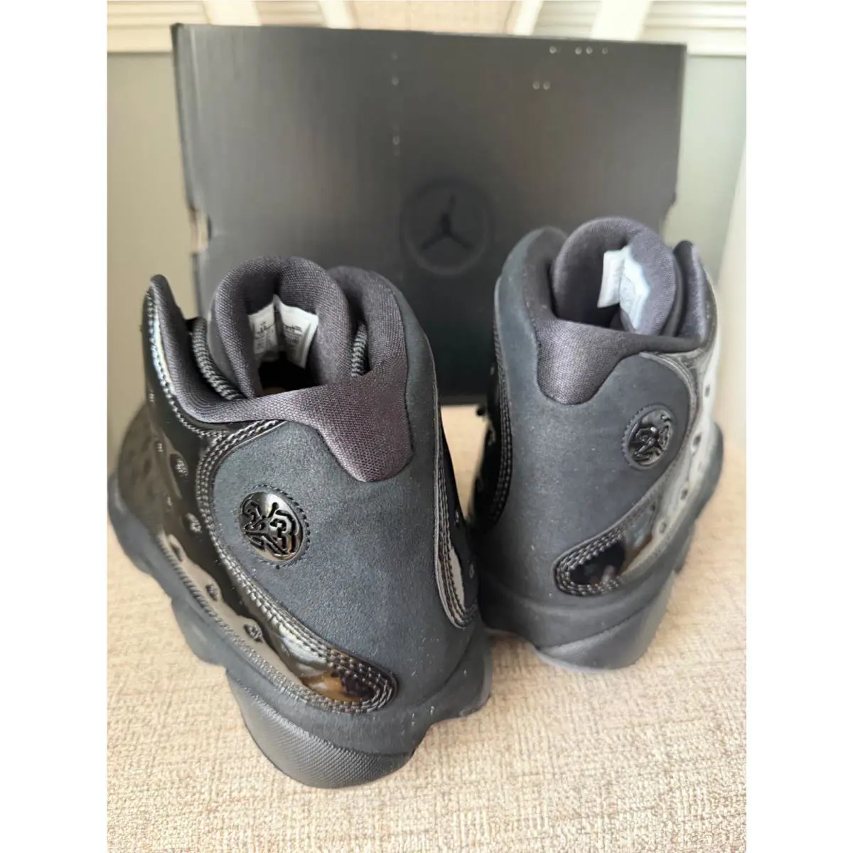 Nike shoes - Air Jordan 13 - Air - 414571-012 - Black, Manufacturer: Black/Black/Black 3