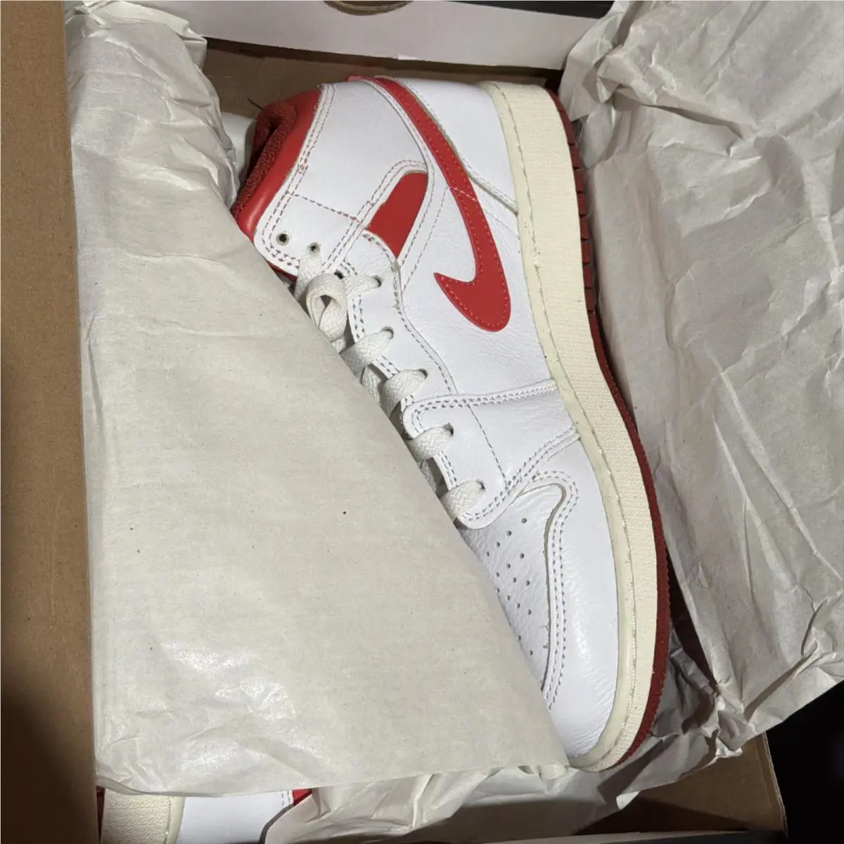 Nike shoes - Nike Air Jordan 1 - Air - White 6
