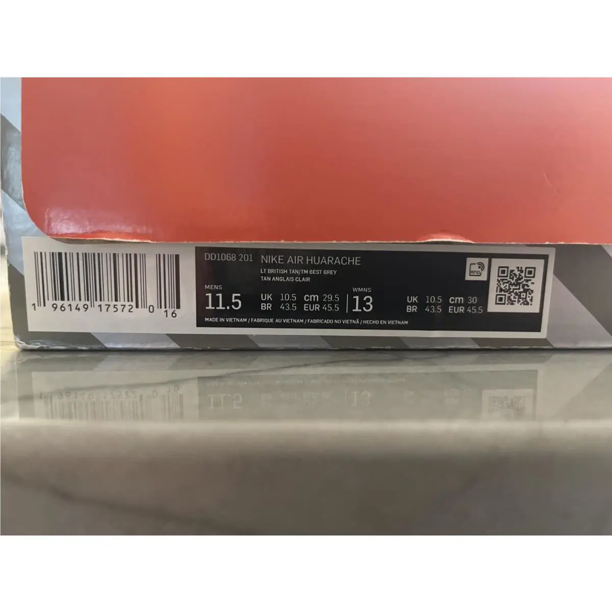 Nike shoes - Nike Air Huarache - Air Huarache - DD1068-201 - Brown, Manufacturer: Light British Tan/Gym Red/Geode Teal/Team Best Grey 0