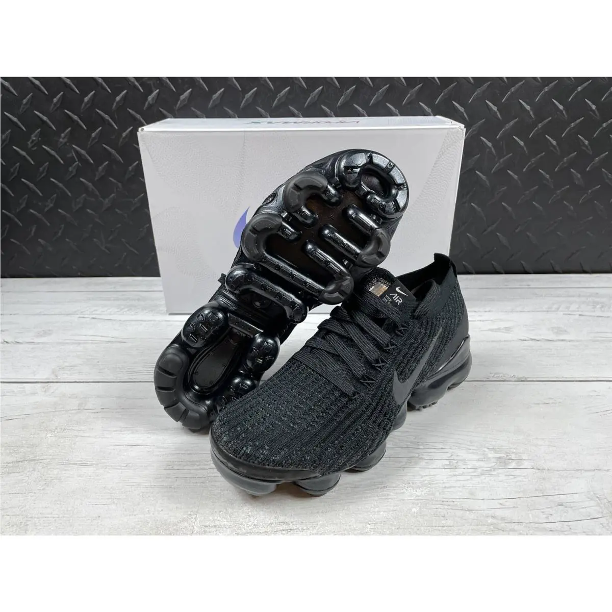 Nike shoes - Nike Air Vapormax Flyknit - Air Vapormax Flyknit - AJ6910-002 - Black 4