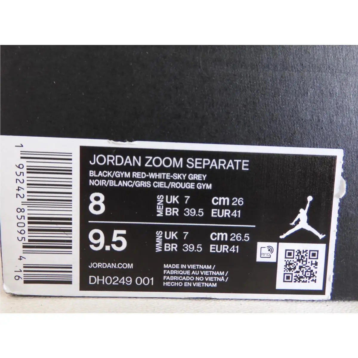 Nike shoes - Jordan Zoom Separate - Zoom Separate - DH0249 001 - Black, Red 3