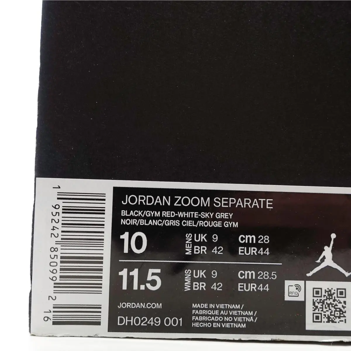 Nike shoes - Jordan Zoom Separate - Zoom Separate - DH0249 001 - Black, Red 9
