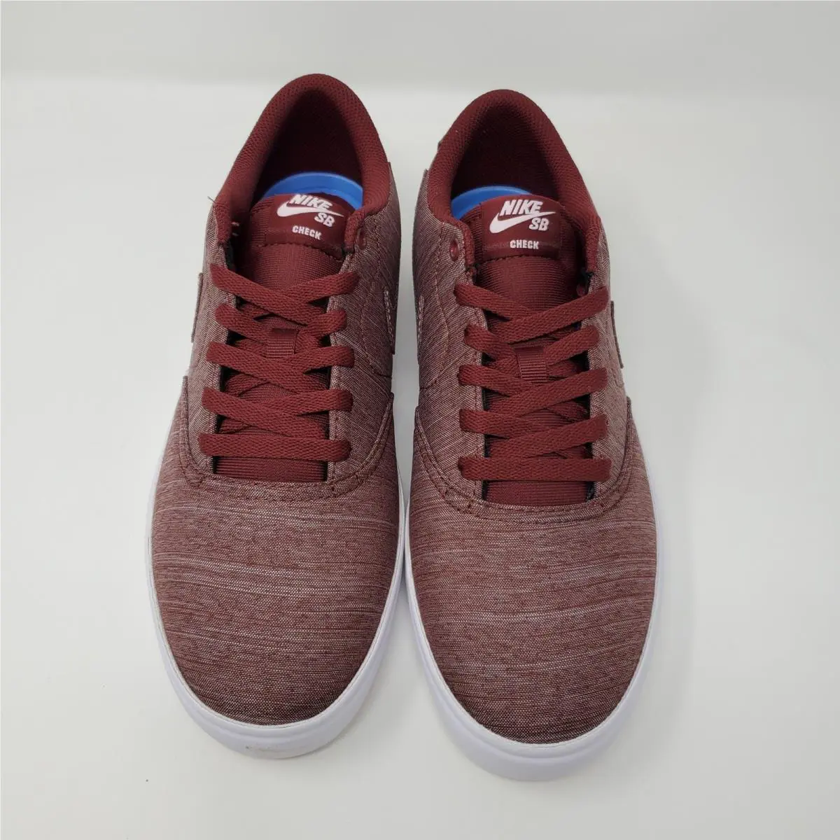 Nike shoes - Nike SB CHECK SOLAR CANVAS PRM - 844493-600 - Red 0