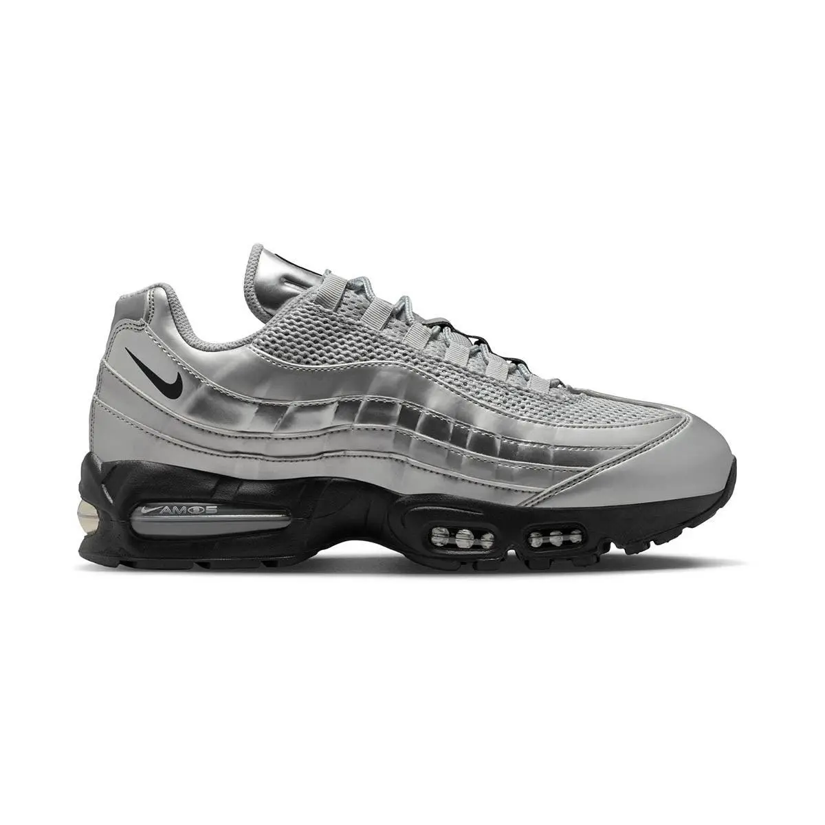 Mens Nike Air Max 95 Big Bubble Metallic Silver Black IB6830-002-SIZE 12