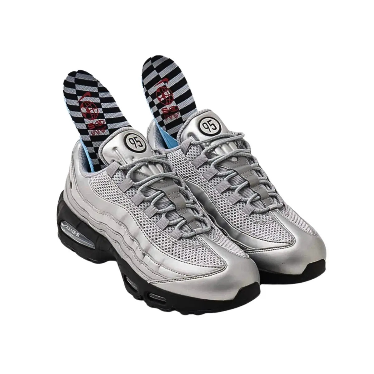 Nike shoes - IB6830002 - IB6830-002 - METALLIC SILVER/BLACK-BLACK (UPC: 198727555733) 8