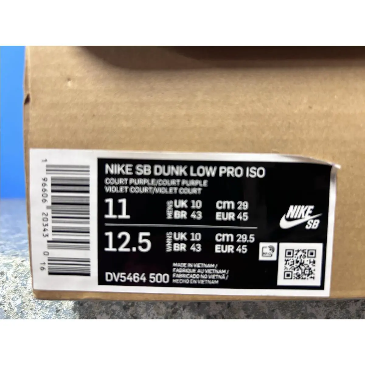Nike shoes - Nike Dunk SB - Dunk - DV5464-500 - Purple 5