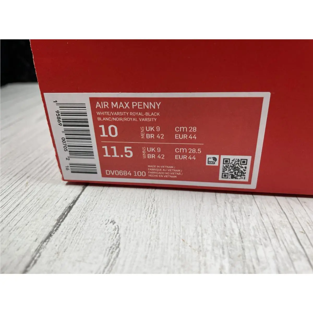 Nike shoes - Nike Air Max Penny - Air Max Penny - DV0684100 - White (UPC: 0195869007052) 10