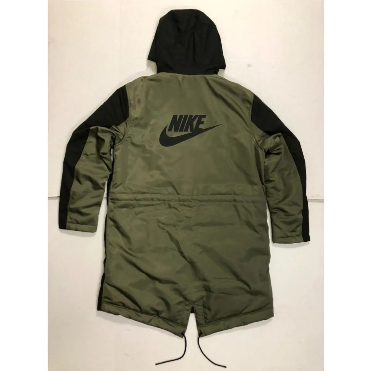 Nike clothing - Nike Sportswear Therma-Fit White Space Parka - Sequoia/Medium Olive-Light Stone (UPC: 195242731017) 10