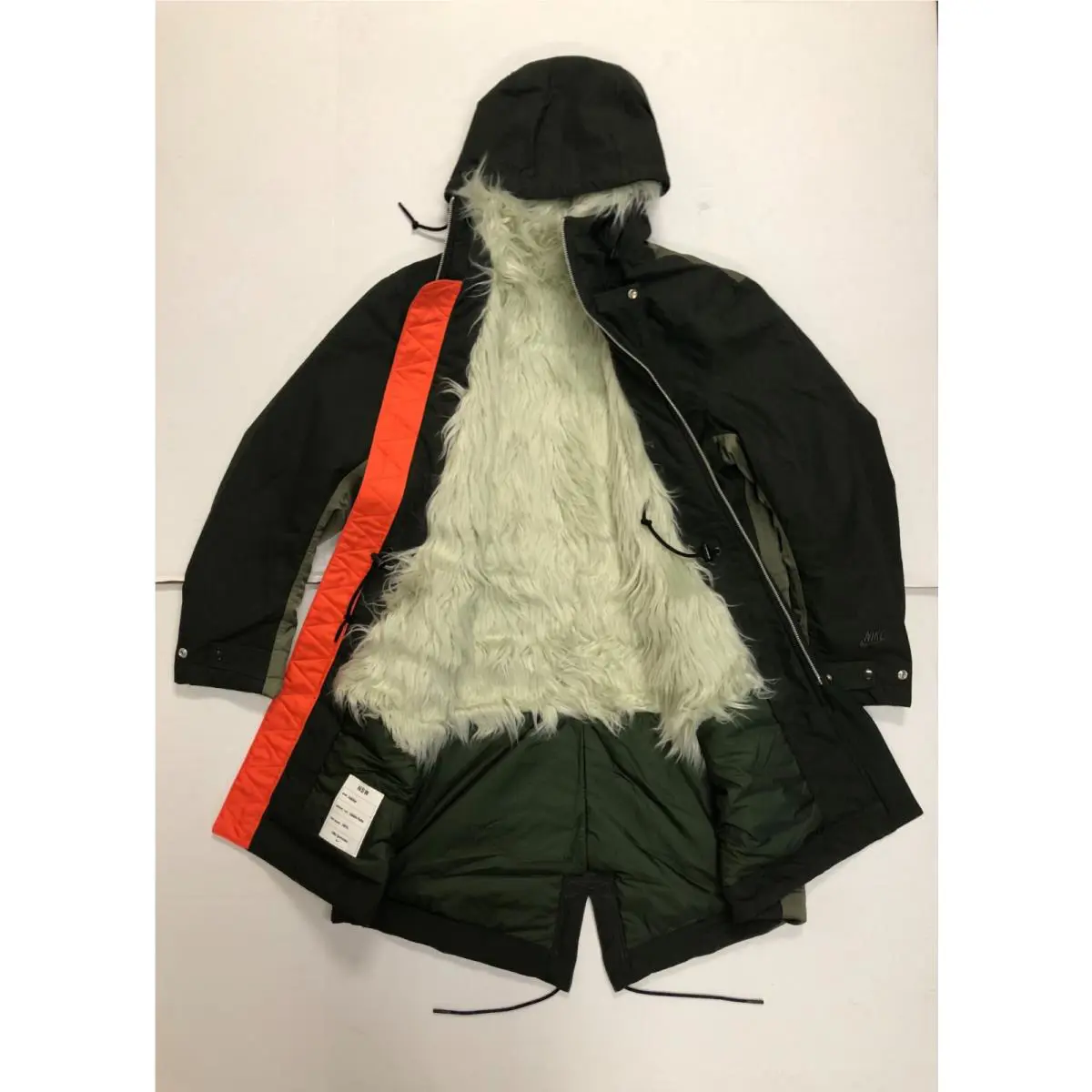 Nike clothing - Nike Sportswear Therma-Fit White Space Parka - Sequoia/Medium Olive-Light Stone (UPC: 195242731017) 1