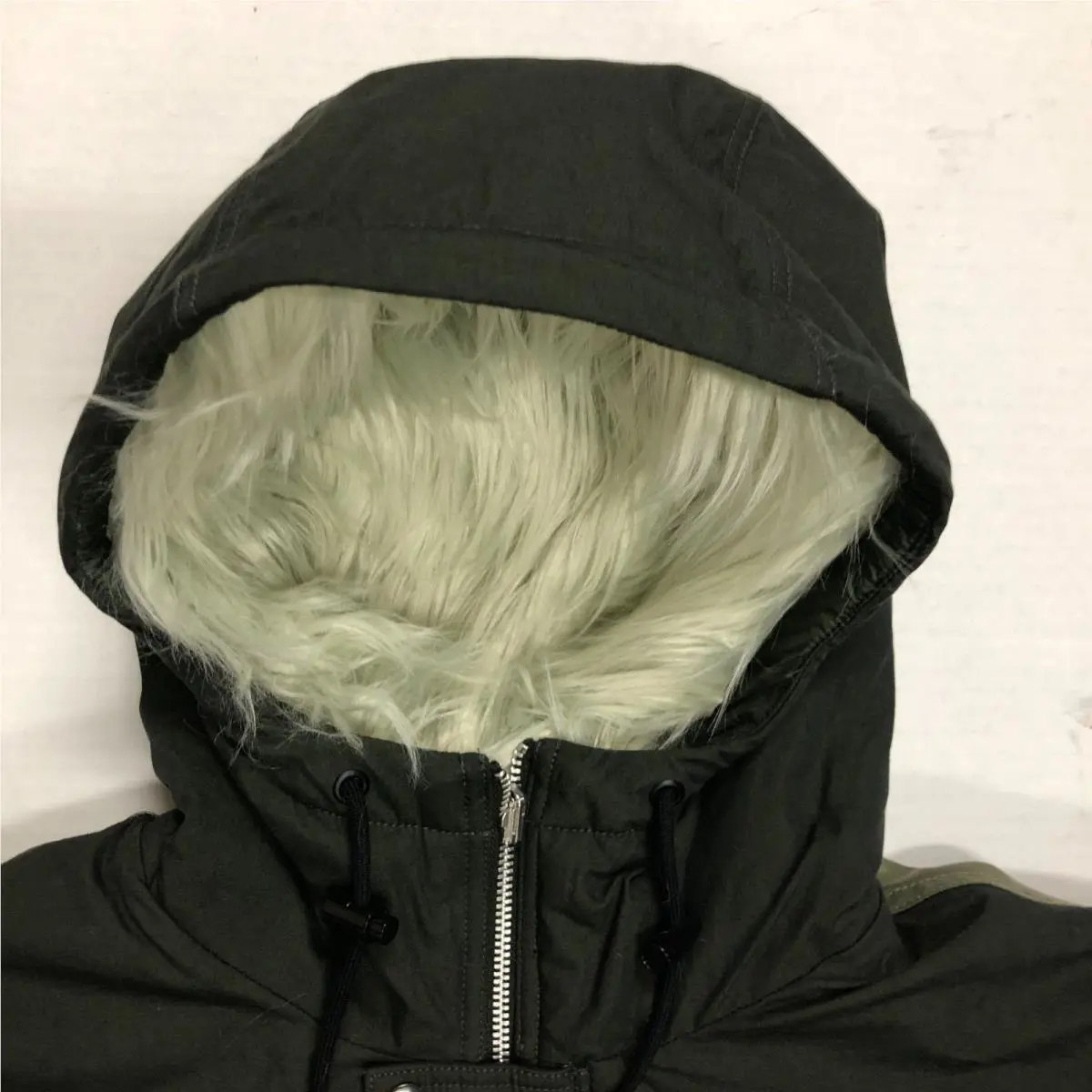 Nike clothing - Nike Sportswear Therma-Fit White Space Parka - Sequoia/Medium Olive-Light Stone (UPC: 195242731017) 0