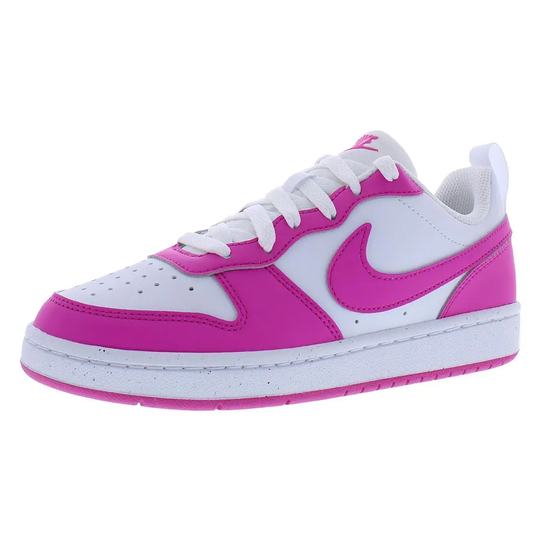Nike Court Borough Low Recraft GS Laser Fuchsia Pink DV5456-123 Size 6Y 7.5W - Fuchsia