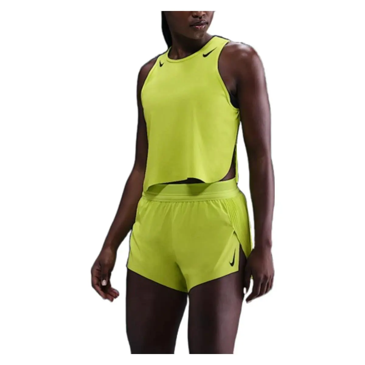 Nike Aeroswift Women`s Dri-fit Adv Cropped Running Tank Top FN2713-389 M