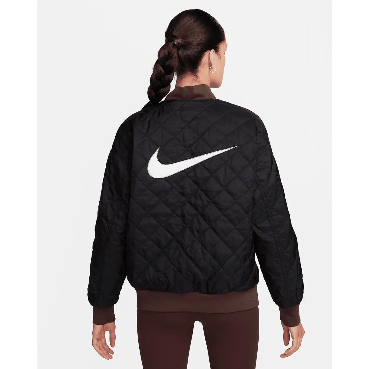 Nike clothing - Nike Sportswear `s Varsity - Sportswear Varsity - FN3168-386 DV7876 - Black/Golden Brown (UPC: 0196968936458) 3