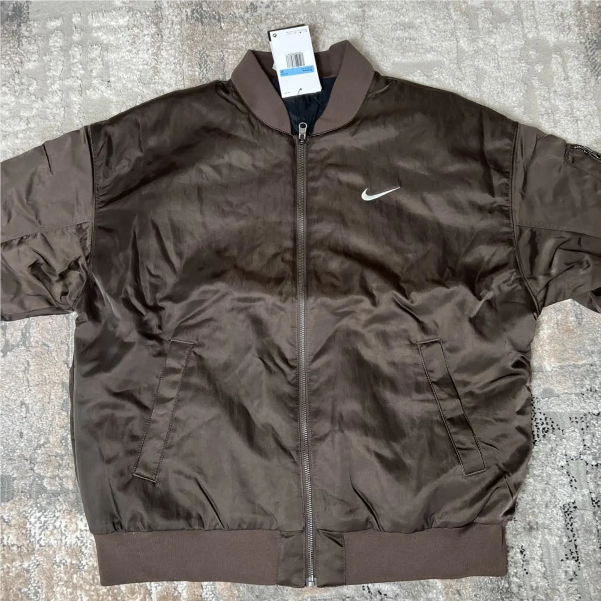 Nike clothing - Nike Sportswear `s Varsity - Sportswear Varsity - FN3168-386 DV7876 - Black/Golden Brown (UPC: 0196968936458) 5
