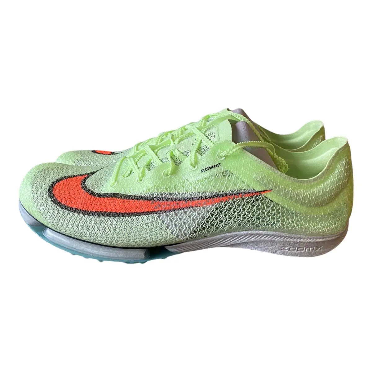 Nike Air Zoom Victory Barely Volt Orange CD4385-700 Track Spikes - Men`s Size 12 - Yellow