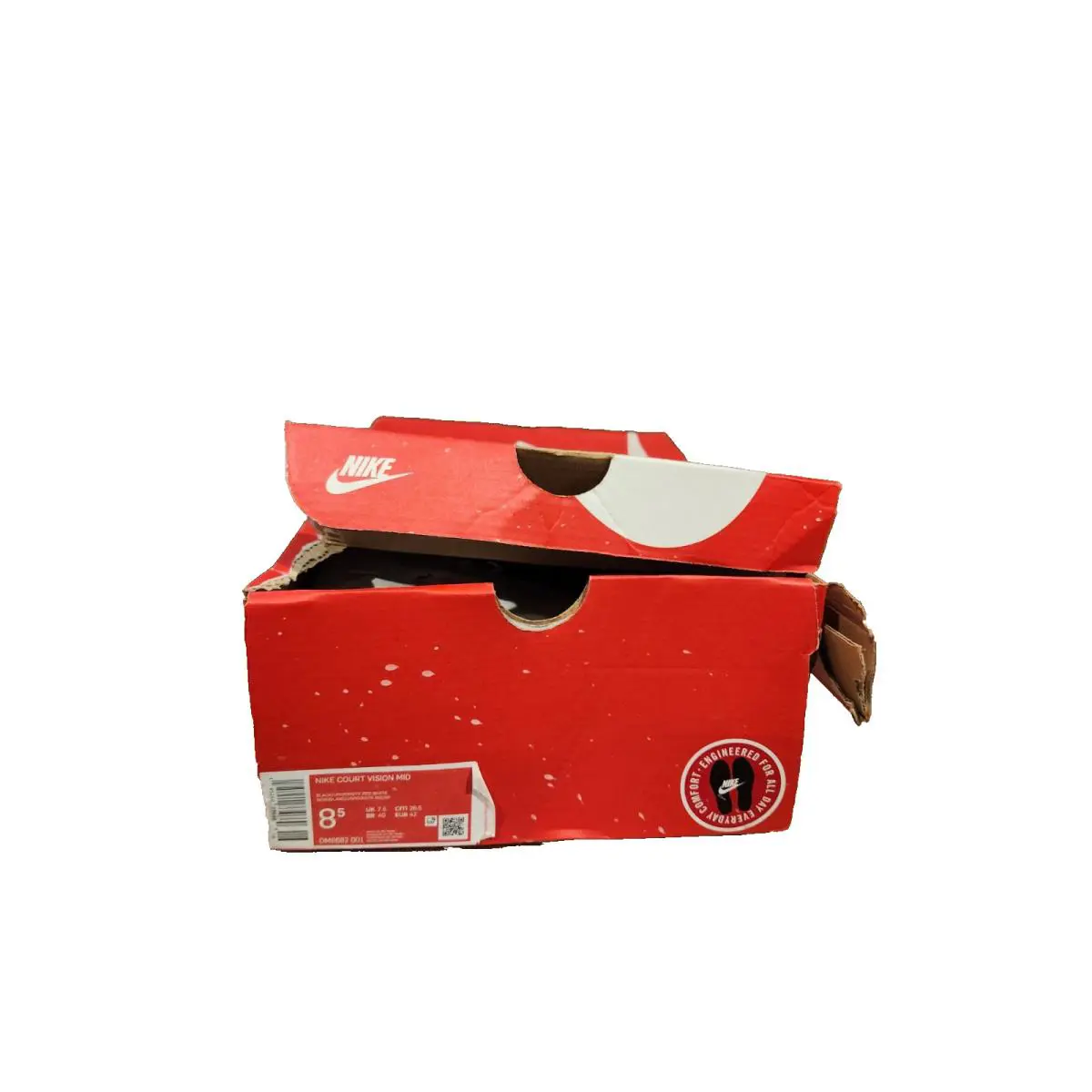Nike shoes - Nike Court Vision - Court Vision - D8682-001 - Red 12