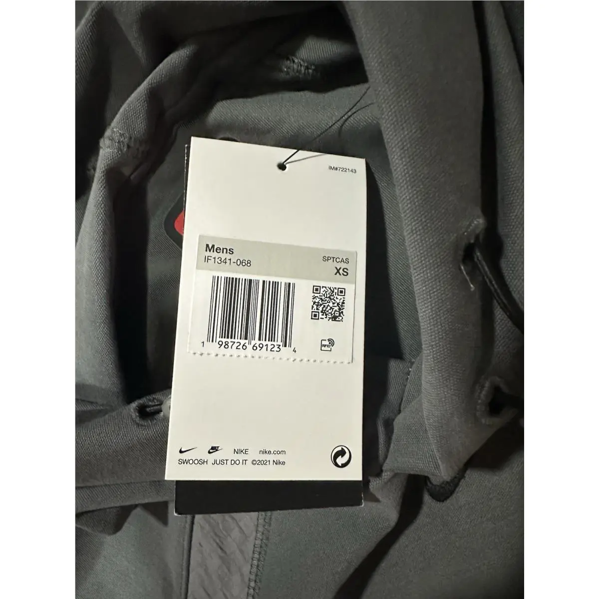 Nike clothing - Iron Grey/Pencil Point/Black (UPC: 198726691234) 7