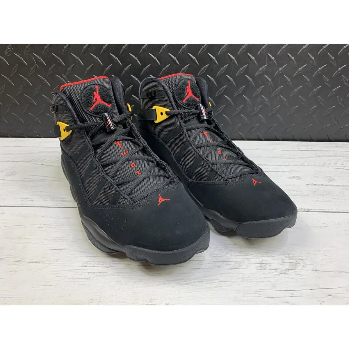 Nike shoes - Nike Air Jordan 6 - Air - 322992-071 - Red Sulfur Black (UPC: 0194957144891) 1