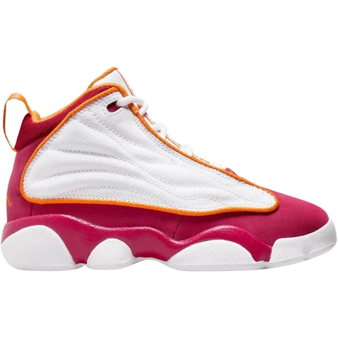 Nike Air Jordan Pro Strong GS Kids Sz 4.5Y Shoes White Cardinal Red DC7911-168 - White