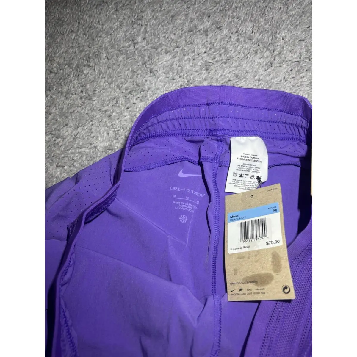 Nike clothing - Nike Court Dri-FIT ADV Rafa Short - DD8543542 - Purple 8