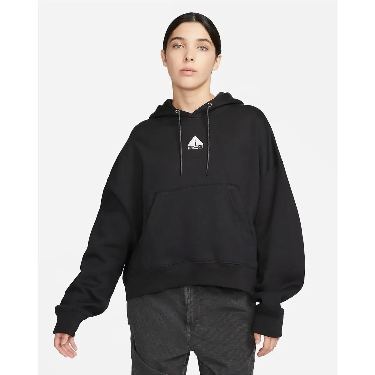 Nike Acg Therma-fit Black Fleece Pullover Hoodie DQ5807-010 Women`s Size Xxl