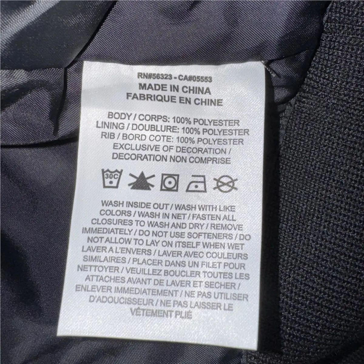 Nike clothing - Nike JORDAN LIGHT MVP Men`s JACKET - DV7578-010 - Black/Black 6