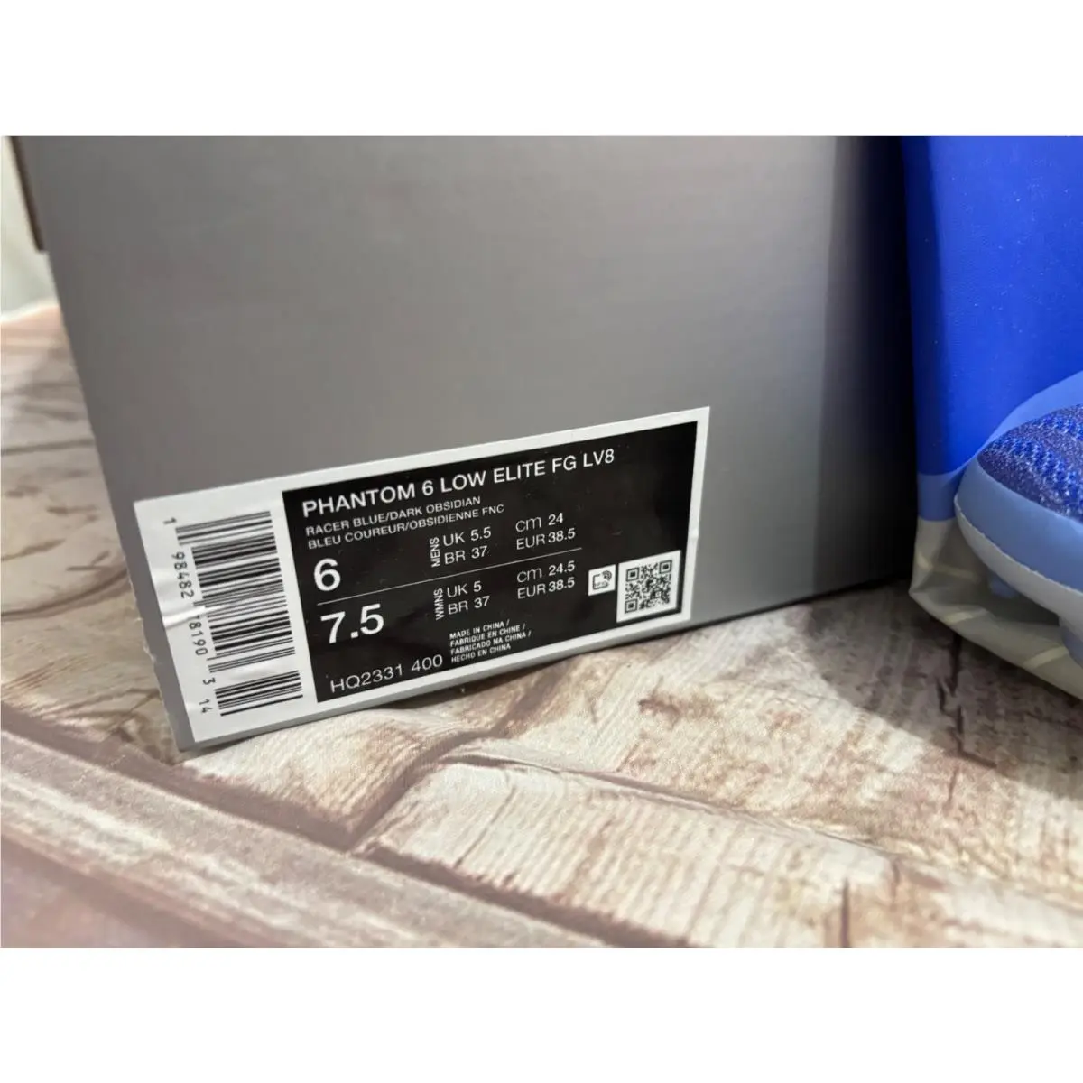 Nike shoes - Nike Phantom 6 - Phantom - HQ2331-400 - Blue 0