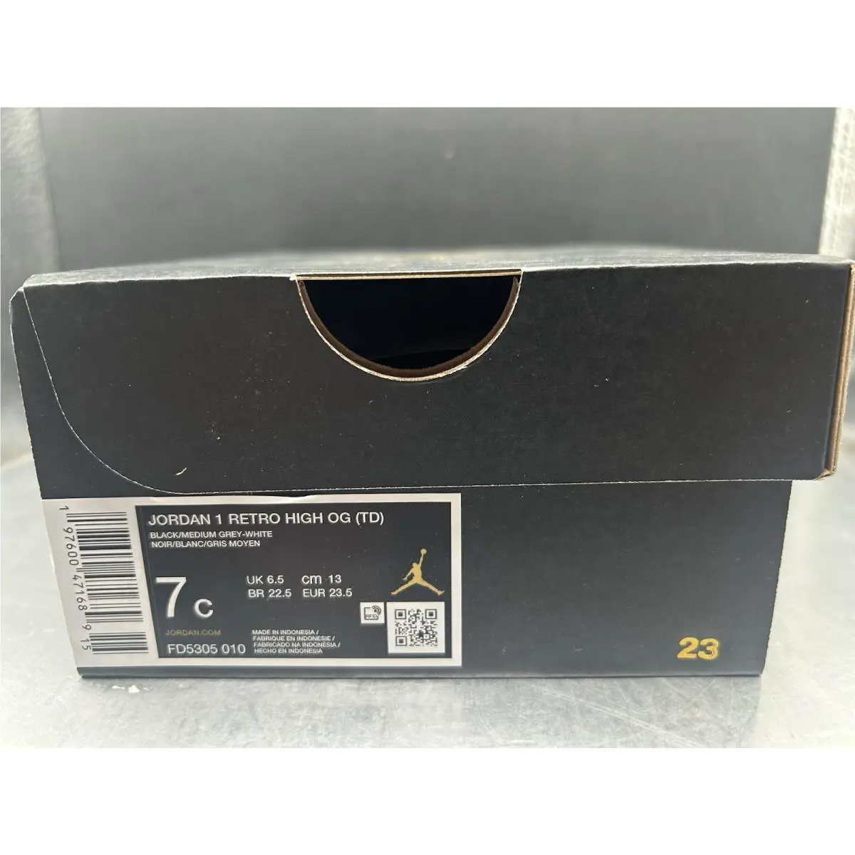 Nike shoes - Air Jordan 1 - Air - Black (UPC: 197596920857) 4