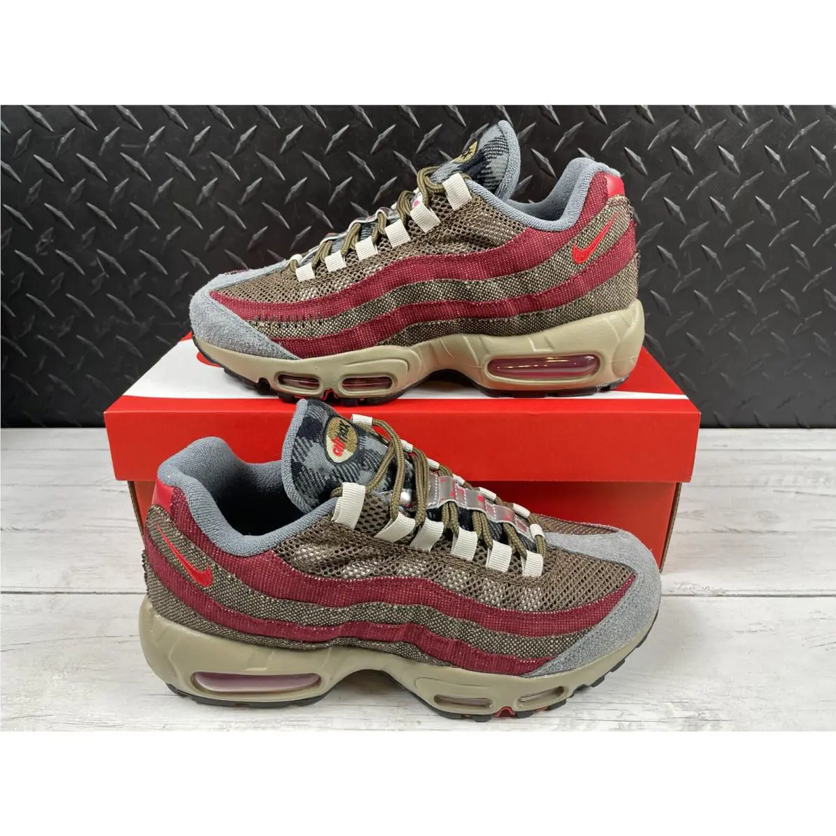 Nike shoes - Nike Air Max 95 - Air Max - DC9215-200 - Brown/Red (UPC: 0194953177480) 0