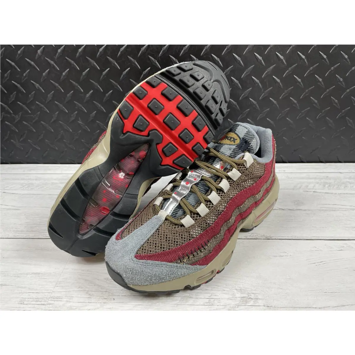 Nike shoes - Nike Air Max 95 - Air Max - DC9215-200 - Brown/Red (UPC: 0194953177480) 4