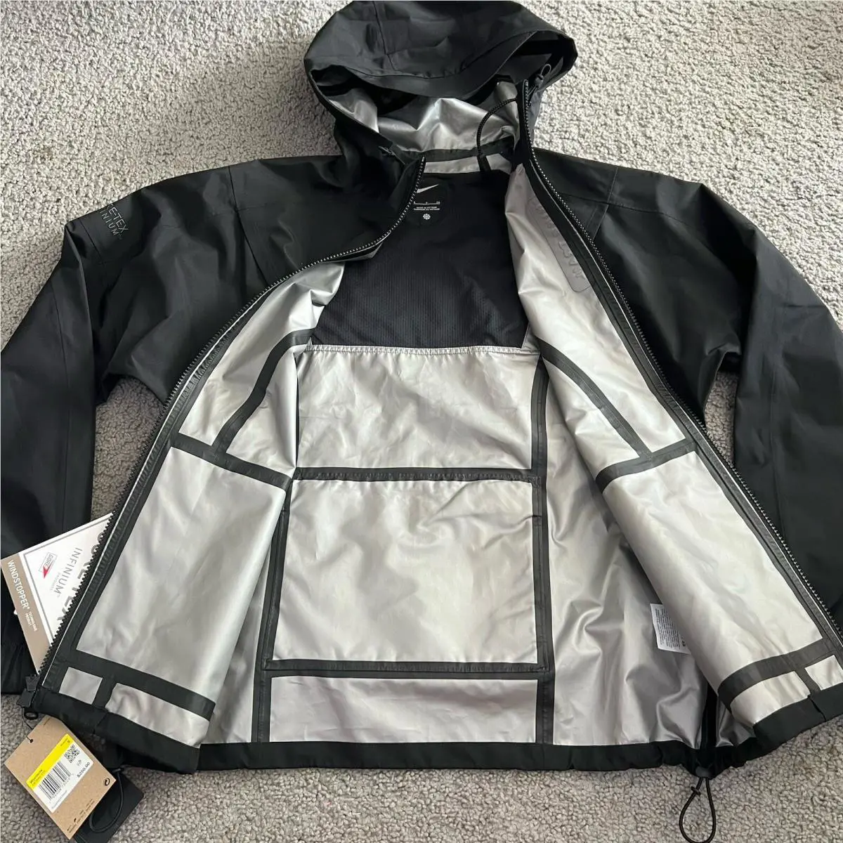 Nike clothing - Nike Gore-Tex Infinium Trail Running Jacket - Black (UPC: 0196608730262) 7