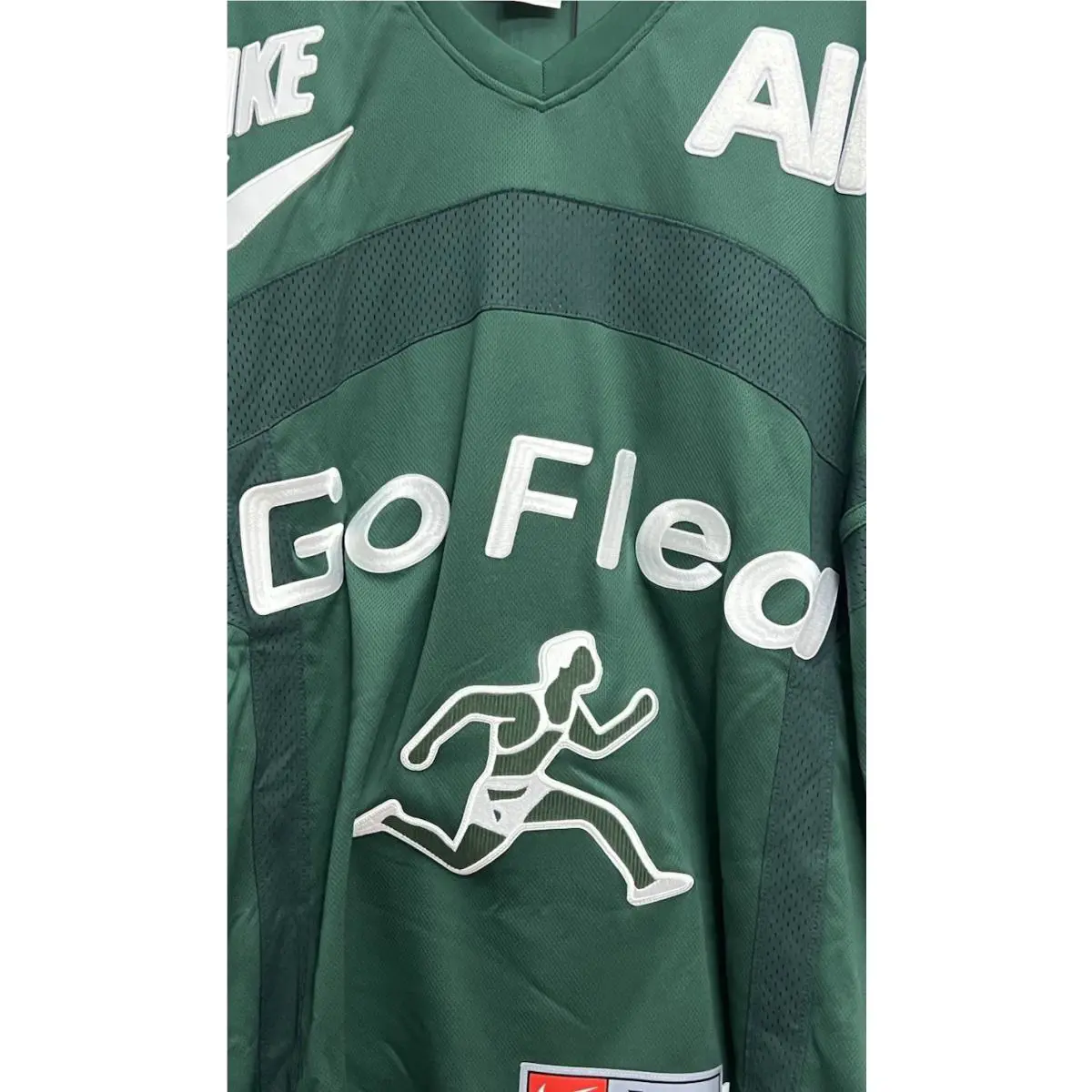 Nike clothing - Nike x Cactus Plant Flea Market Jersey Top - CZ1179-341 - Apple Green (UPC: 194502267075) 2