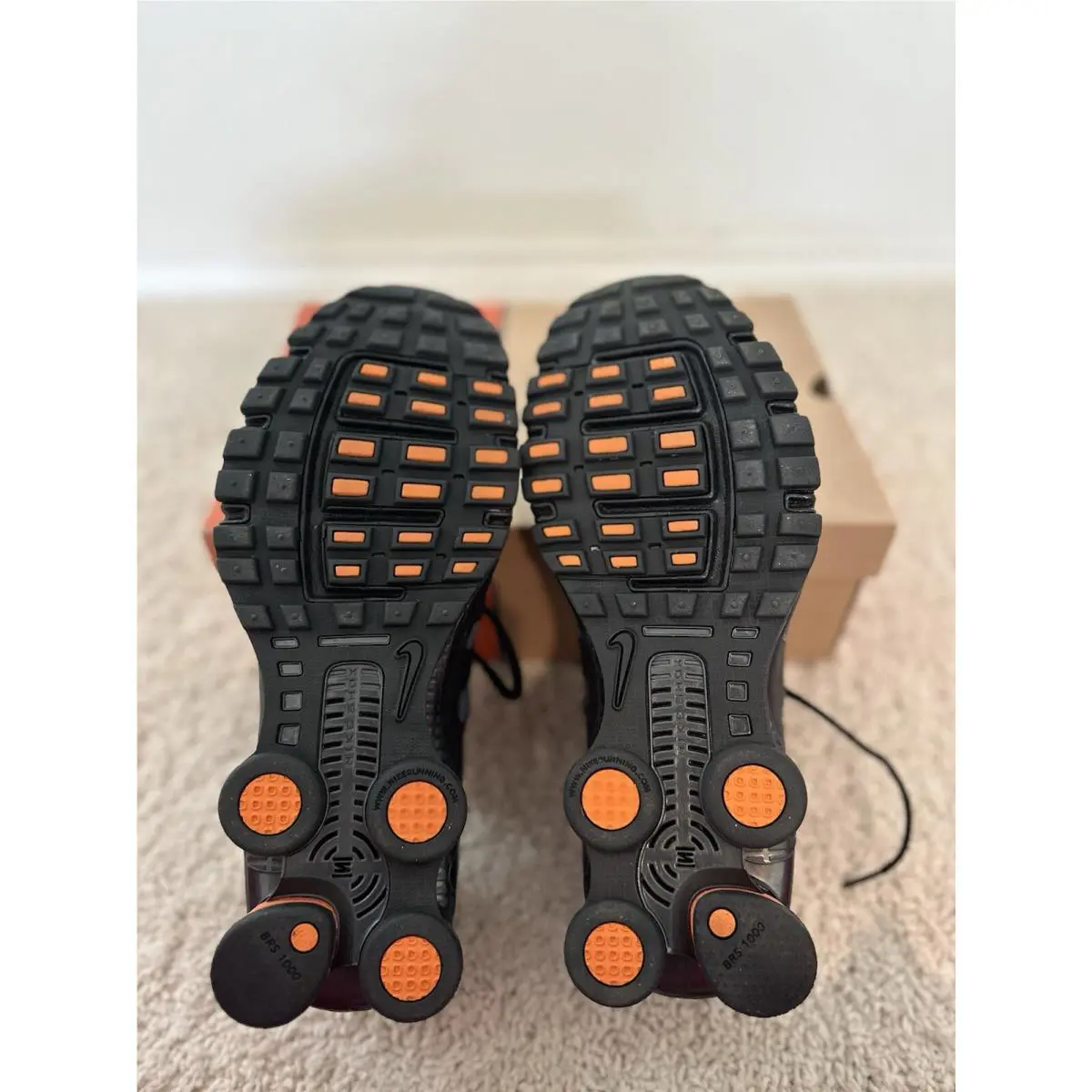 Nike shoes - Nike Shox Turbo+ - Shox - 313827 081 - Flint Gray/ Orange Blaze-black (UPC: 823229497167) 13