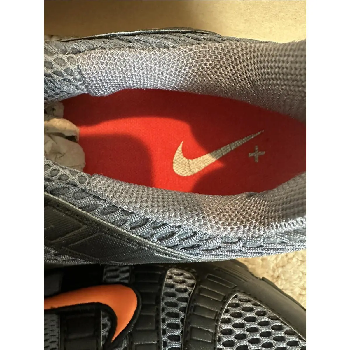 Nike shoes - Nike Shox Turbo+ - Shox - 313827 081 - Flint Gray/ Orange Blaze-black (UPC: 823229497167) 5