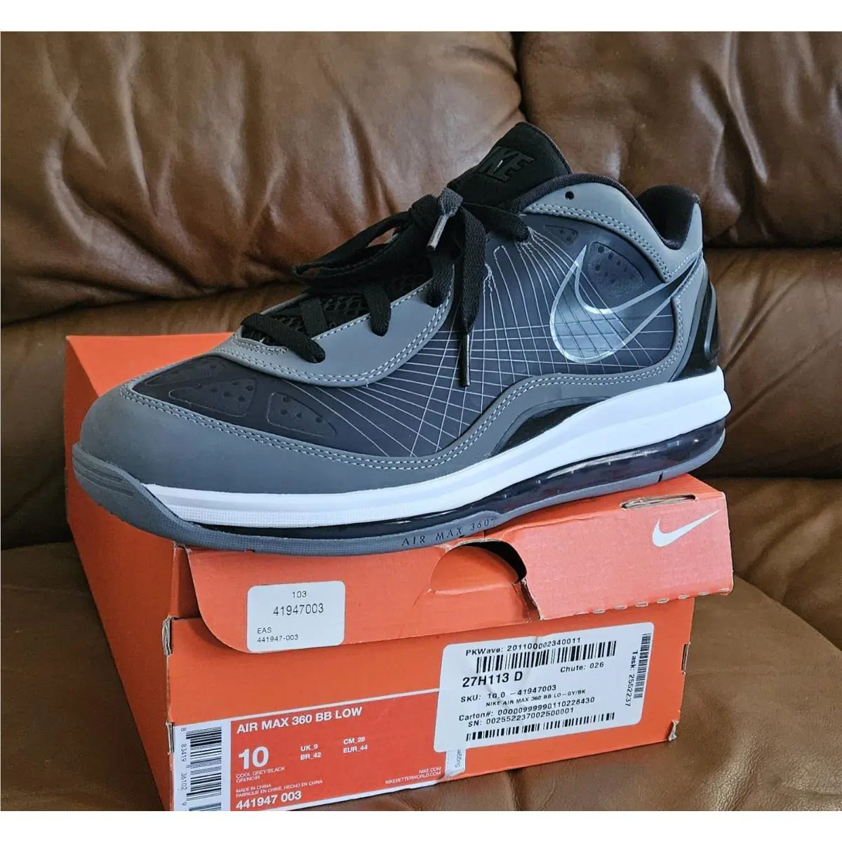 Nike shoes - Nike Air Max 360 - Air Max - 441947-003 - Gray 1