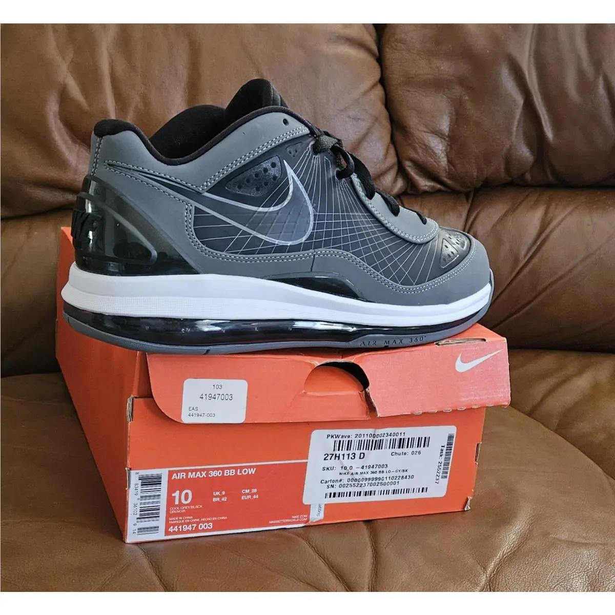 Nike shoes - Nike Air Max 360 - Air Max - 441947-003 - Gray 2