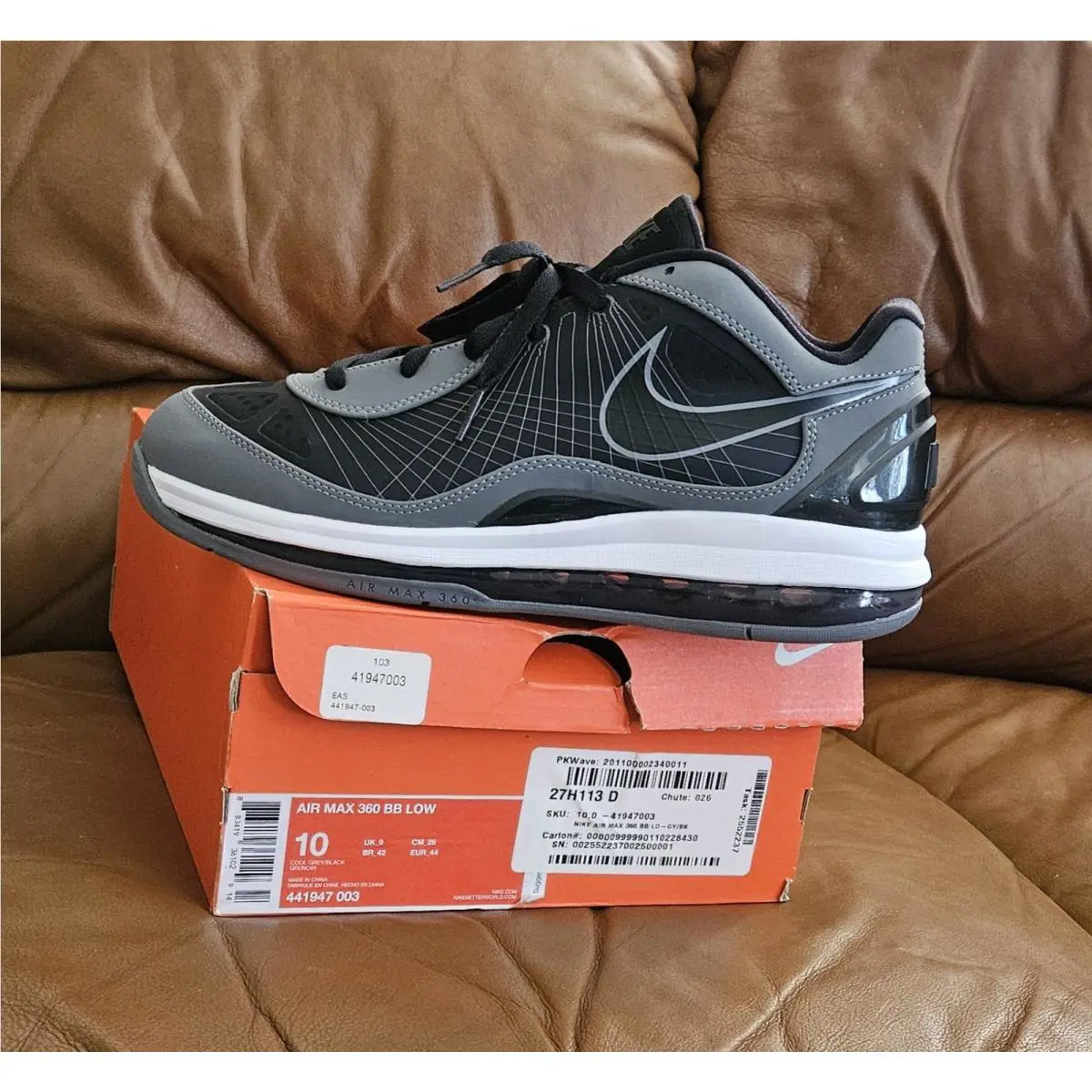 Nike shoes - Nike Air Max 360 - Air Max - 441947-003 - Gray 3