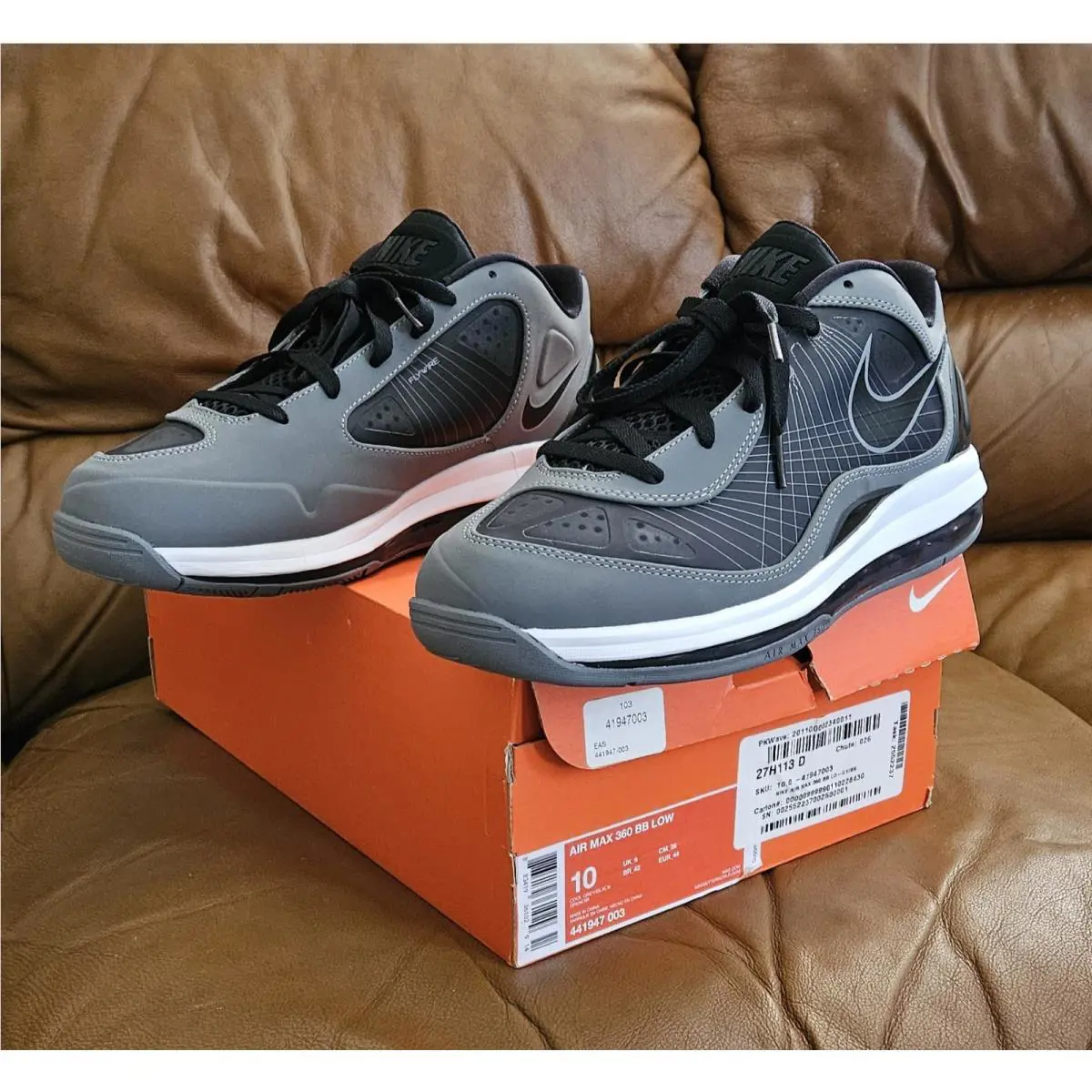Nike shoes - Nike Air Max 360 - Air Max - 441947-003 - Gray 4