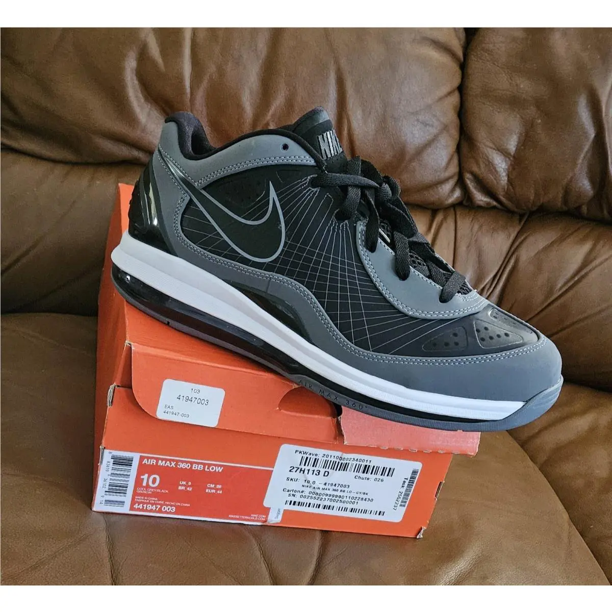 Nike shoes - Nike Air Max 360 - Air Max - 441947-003 - Gray 5