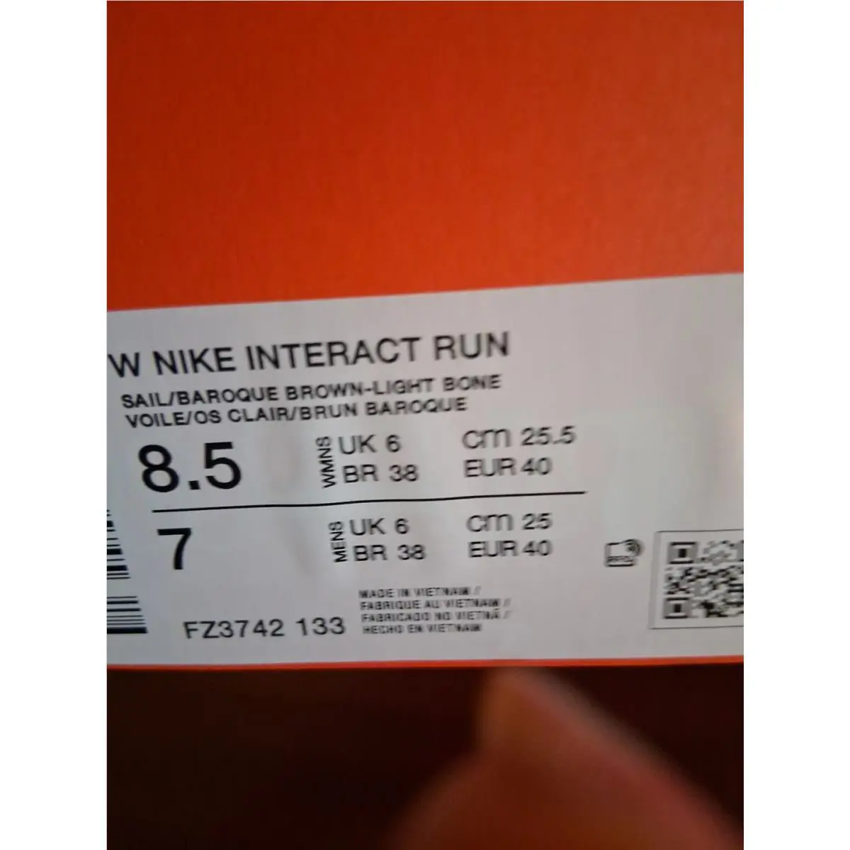 Nike shoes - Nike Interact Run - Interact Run - FZ3742-133 - Brown /Light Bone 1