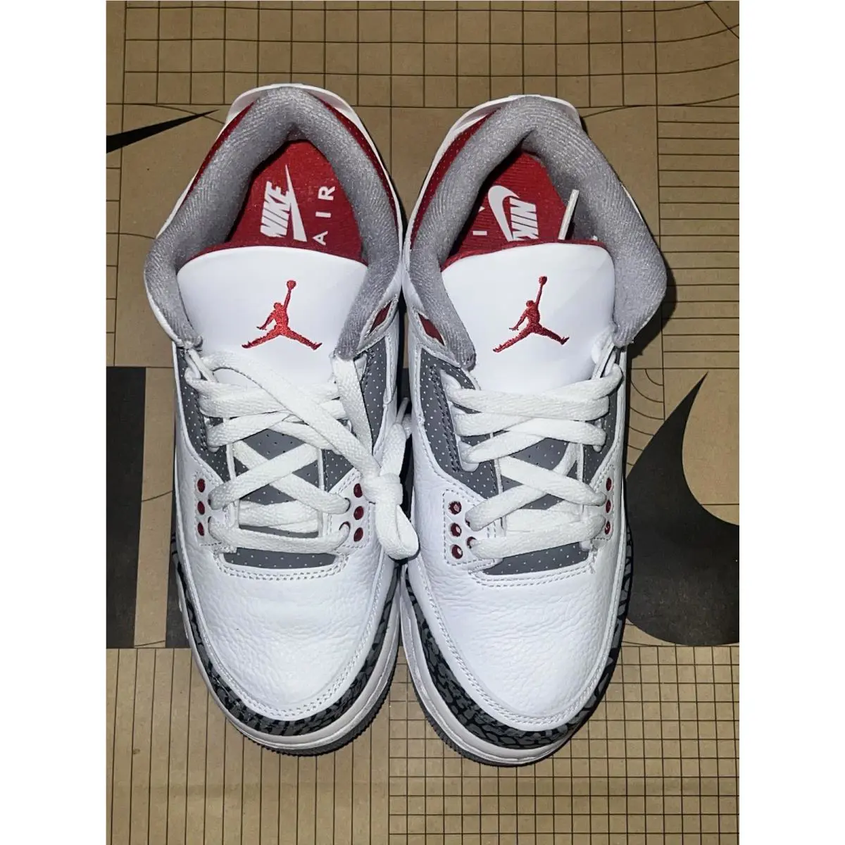 Nike shoes - Jordan Air 3 Retro GS - Red 6