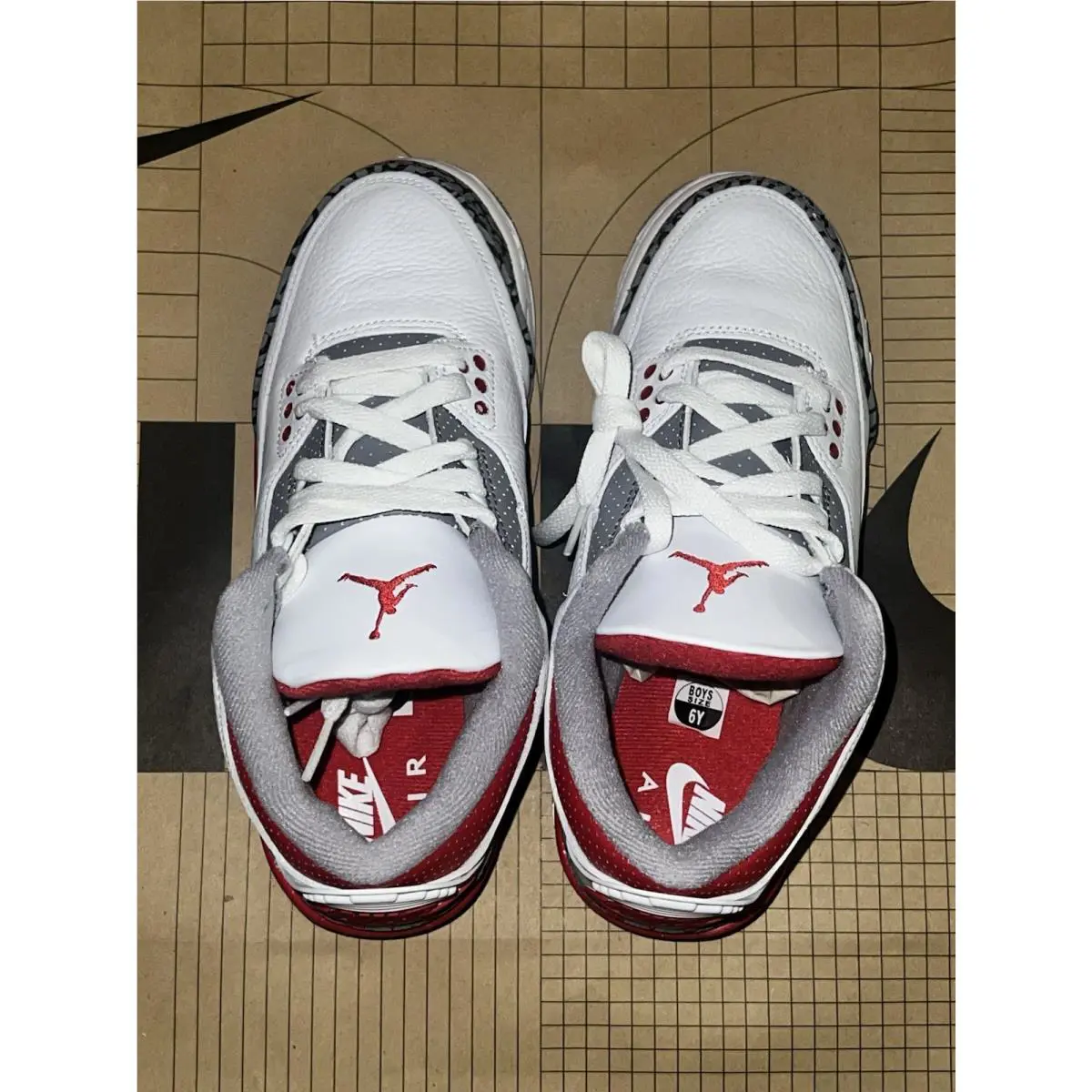 Nike shoes - Jordan Air 3 Retro GS - Red 7