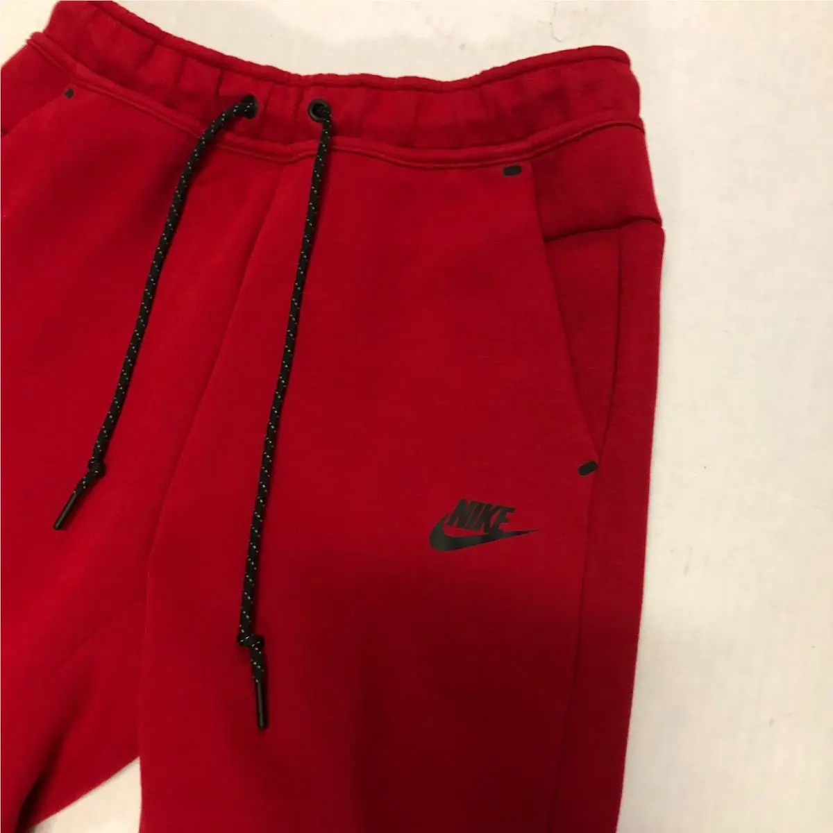 Nike clothing - Nike Tech Fleece Jogger - Tech Fleece Jogger - Red/Black (UPC: 197602914993) 1