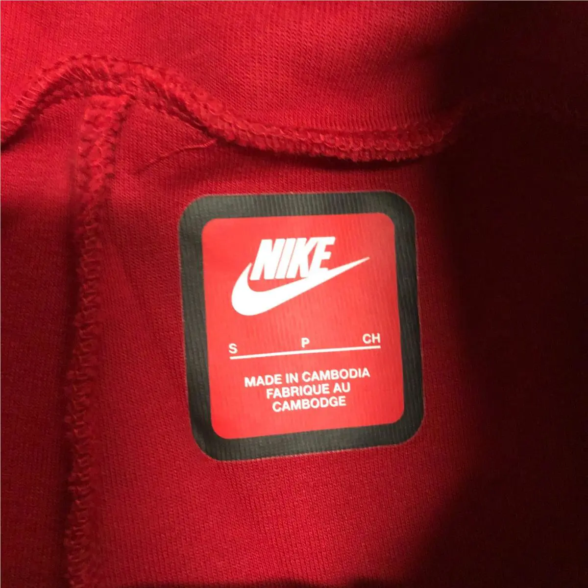Nike clothing - Nike Tech Fleece Jogger - Tech Fleece Jogger - Red/Black (UPC: 197602914993) 2
