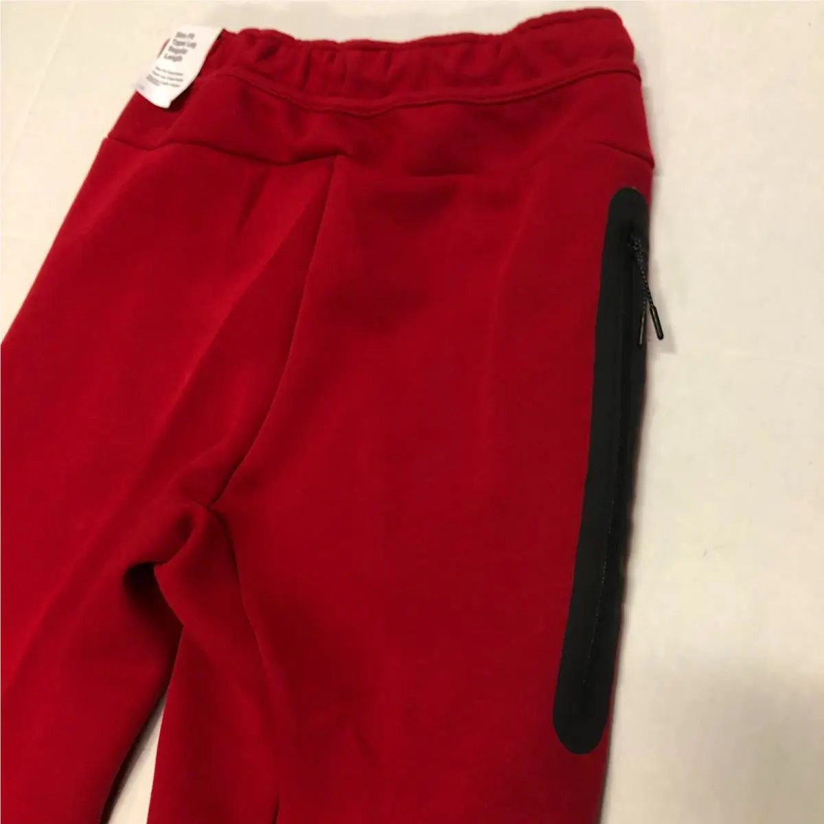 Nike clothing - Nike Tech Fleece Jogger - Tech Fleece Jogger - Red/Black (UPC: 197602914993) 4