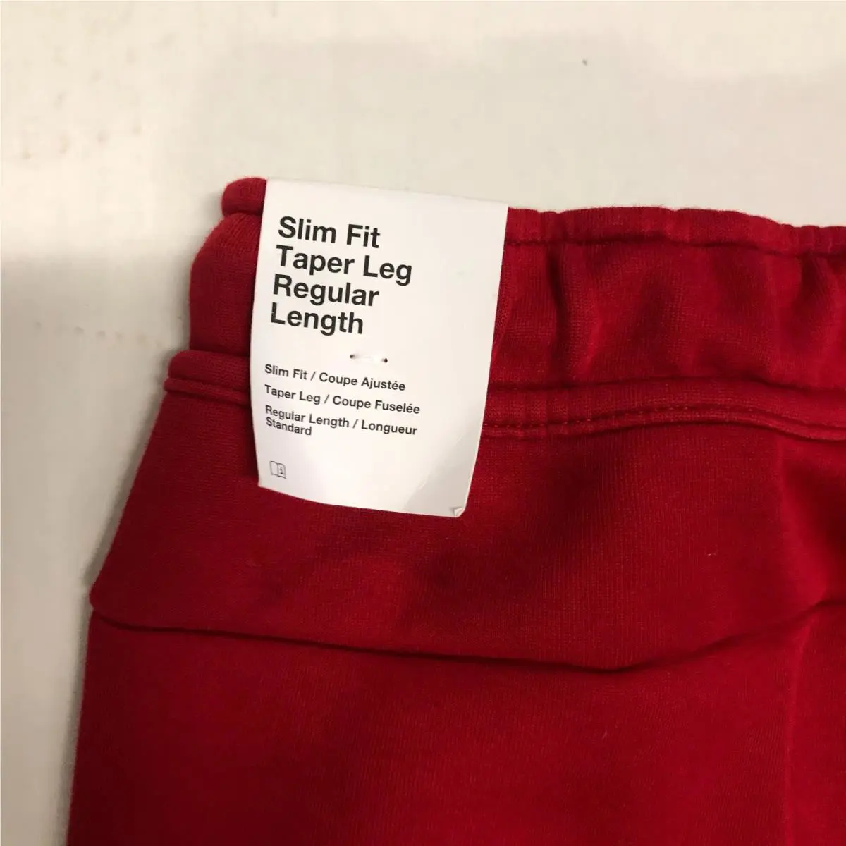 Nike clothing - Nike Tech Fleece Jogger - Tech Fleece Jogger - Red/Black (UPC: 197602914993) 5