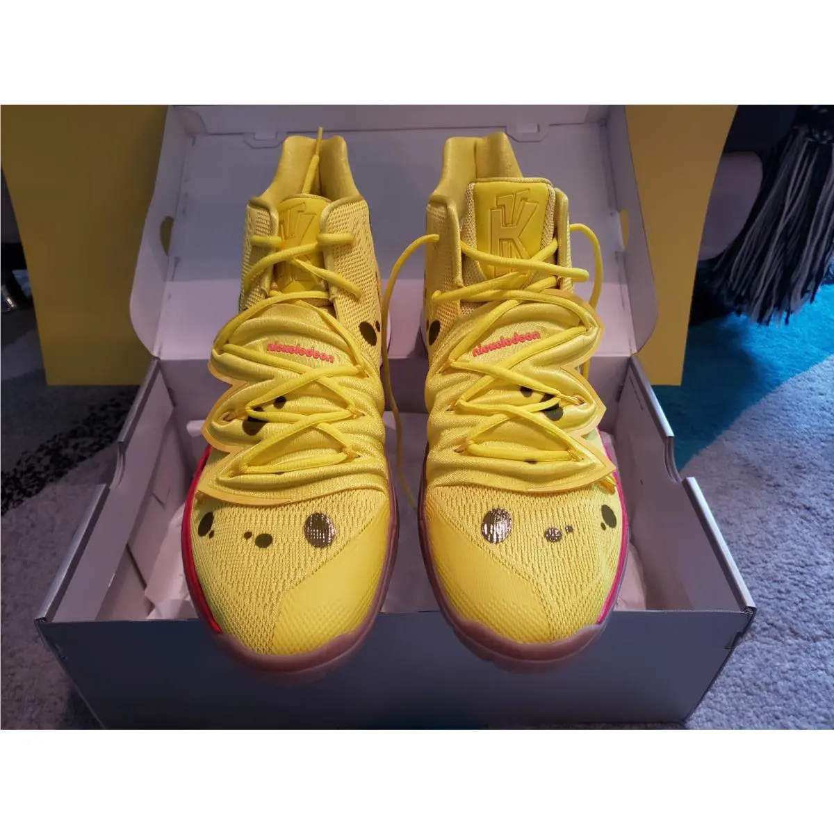 Nike shoes - Nike Kyrie 5 - Kyrie - Yellow 1