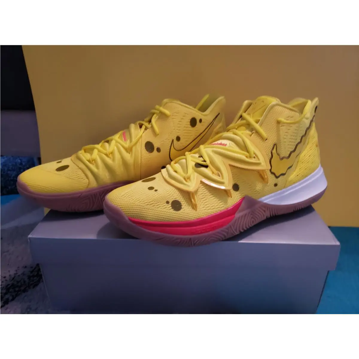 Nike shoes - Nike Kyrie 5 - Kyrie - Yellow 4