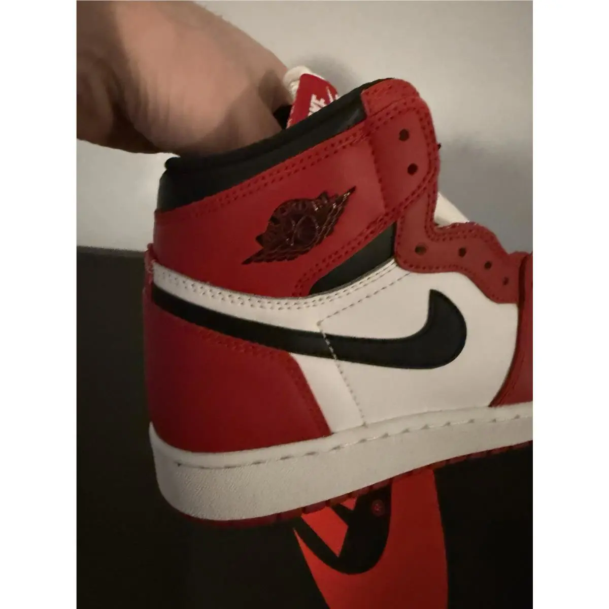 Nike shoes - Air Jordan 1 - Air - 555088-101 - Red 0