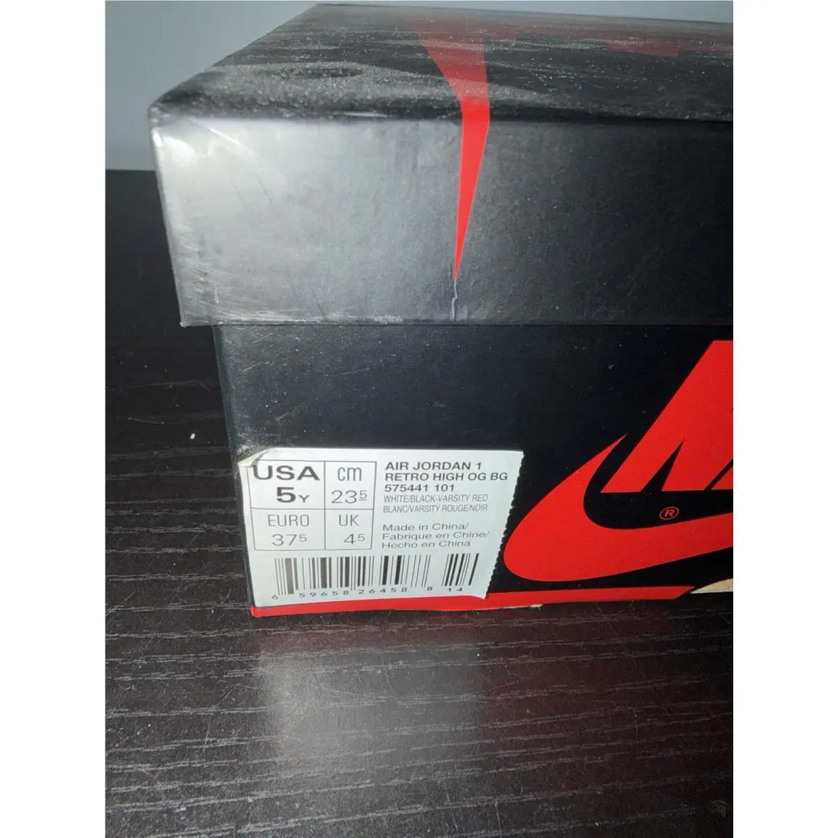 Nike shoes - Air Jordan 1 - Air - 555088-101 - Red 6